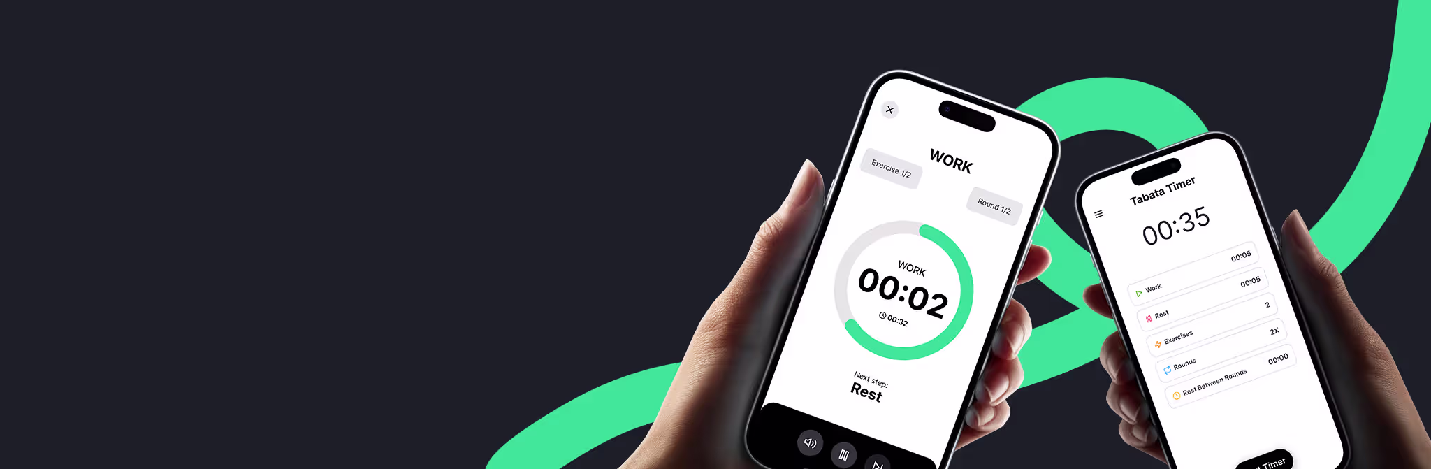 Workout timer mobile app