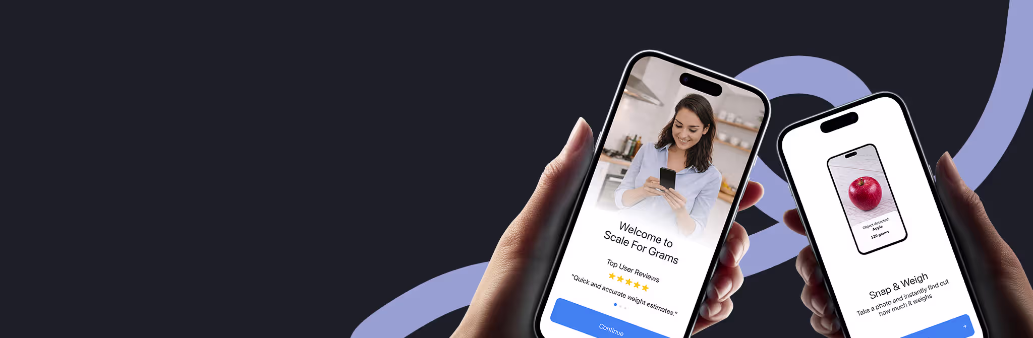 Photo weight estimator mobile app